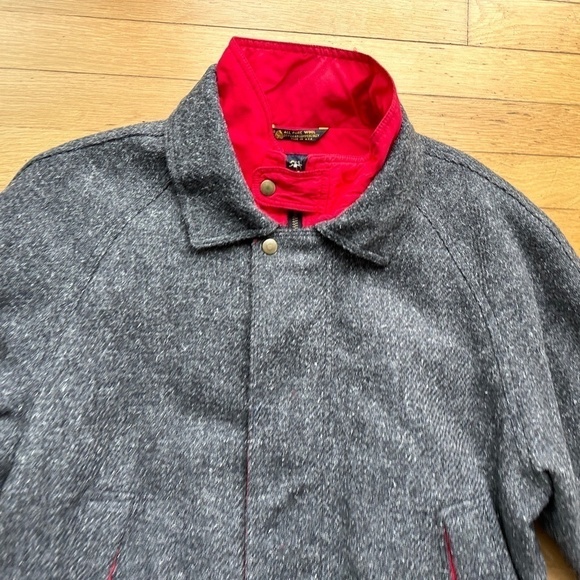 Vintage Zero King All Pure Wool Bomber Jacket Mens Size 40 Lined Made In USA - Picture 2 of 15